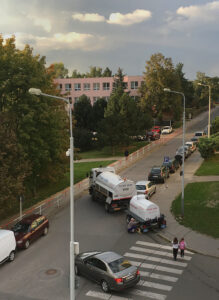 Přistavení cisterny